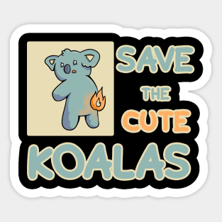 Trending Save The Cute Koalas Sticker
